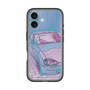 スリムプロテクションプレミアムケース with MagSafe［ CAPPUCCINO Halftone - Purple ］
