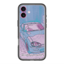 スリムプロテクションプレミアムケース with MagSafe［ CAPPUCCINO Halftone - Purple ］