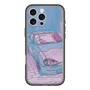 スリムプロテクションプレミアムケース with MagSafe［ CAPPUCCINO Halftone - Purple ］