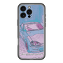 スリムプロテクションプレミアムケース with MagSafe［ CAPPUCCINO Halftone - Purple ］