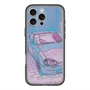 スリムプロテクションプレミアムケース with MagSafe［ CAPPUCCINO Halftone - Purple ］