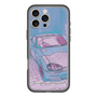スリムプロテクションプレミアムケース with MagSafe［ CAPPUCCINO Halftone - Purple ］
