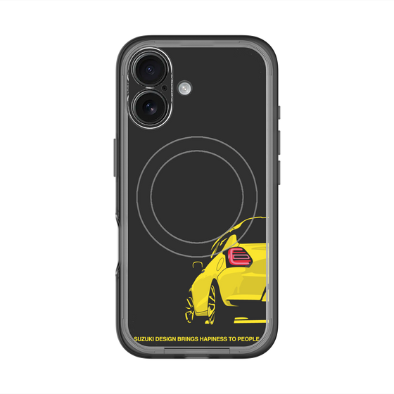 スリムプロテクションプレミアムケース with MagSafe［ SWIFT - Yellow ］
