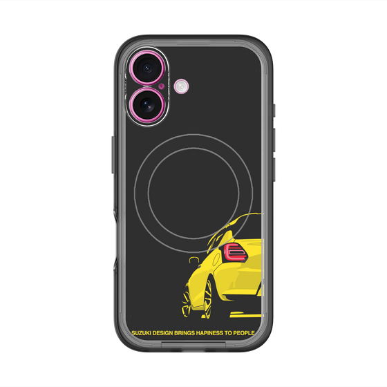 スリムプロテクションプレミアムケース with MagSafe［ SWIFT - Yellow ］