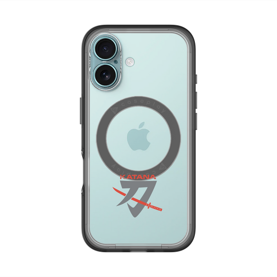 スリムプロテクションプレミアムケース with MagSafe［ KATANA logo ］
