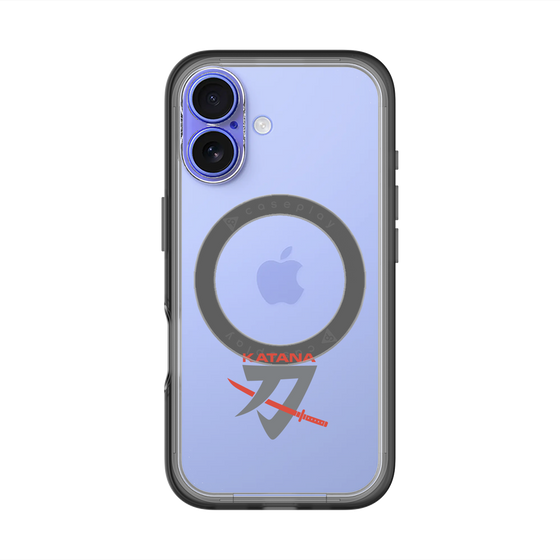 スリムプロテクションプレミアムケース with MagSafe［ KATANA logo ］