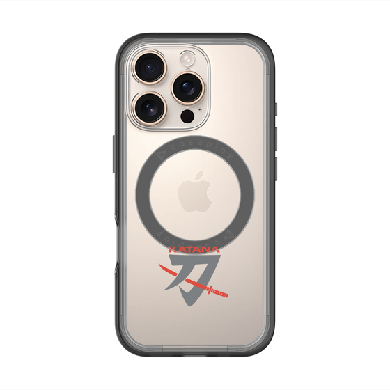 スリムプロテクションプレミアムケース with MagSafe［ KATANA logo ］
