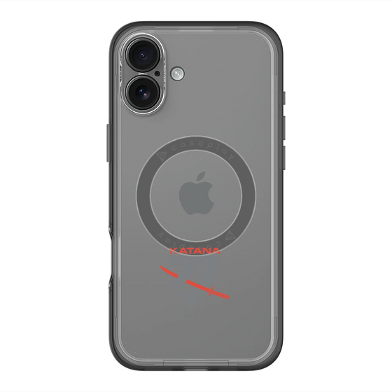 スリムプロテクションプレミアムケース with MagSafe［ KATANA logo ］