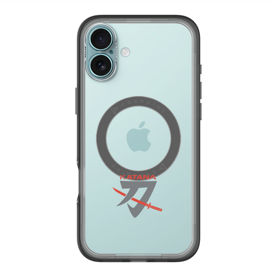 スリムプロテクションプレミアムケース with MagSafe［ KATANA logo ］