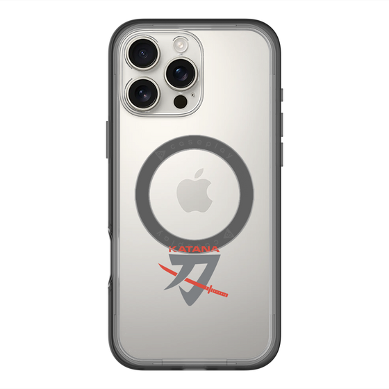 スリムプロテクションプレミアムケース with MagSafe［ KATANA logo ］