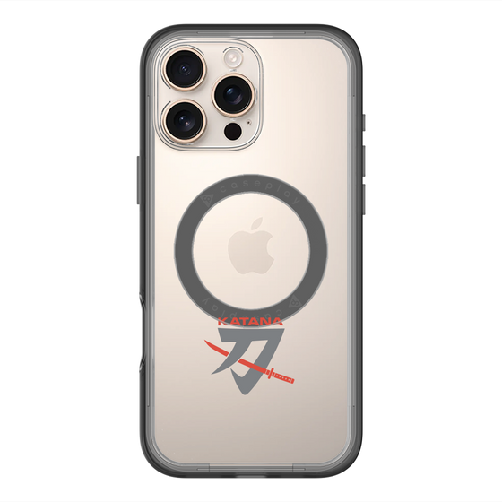 スリムプロテクションプレミアムケース with MagSafe［ KATANA logo ］
