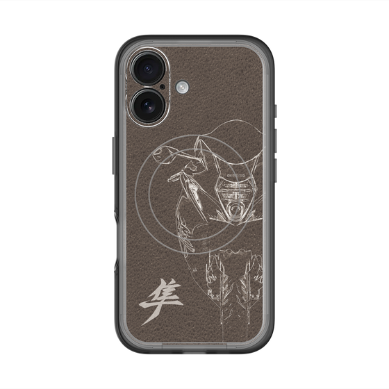 スリムプロテクションプレミアムケース with MagSafe［ Hayabusa Front ］