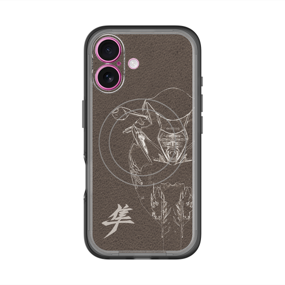スリムプロテクションプレミアムケース with MagSafe［ Hayabusa Front ］