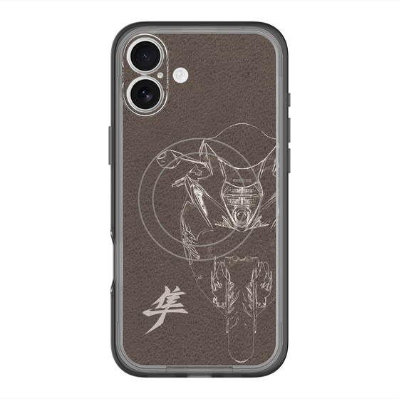 スリムプロテクションプレミアムケース with MagSafe［ Hayabusa Front ］