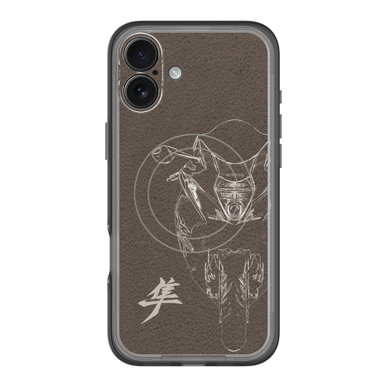 スリムプロテクションプレミアムケース with MagSafe［ Hayabusa Front ］