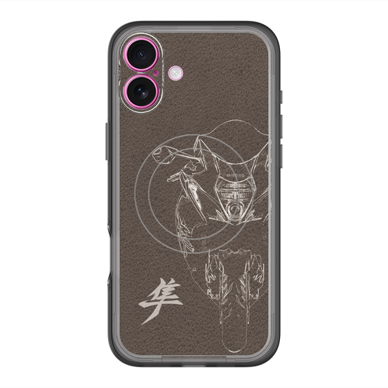 スリムプロテクションプレミアムケース with MagSafe［ Hayabusa Front ］