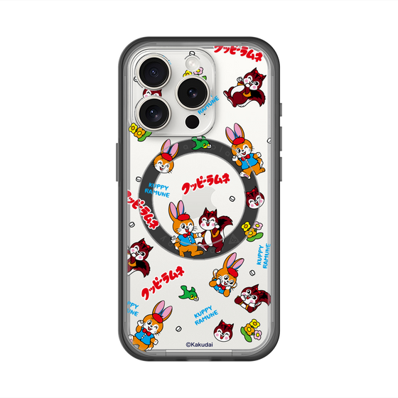 スリムプロテクションプレミアムケース with MagSafe［ クッピーラムネ - クッピーとラム ］