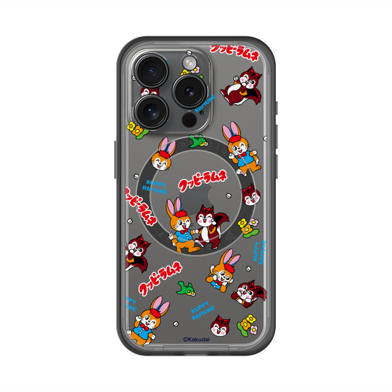 スリムプロテクションプレミアムケース with MagSafe［ クッピーラムネ - クッピーとラム ］
