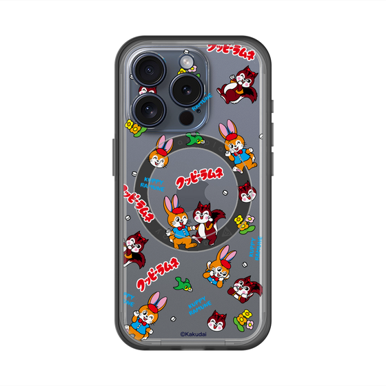 スリムプロテクションプレミアムケース with MagSafe［ クッピーラムネ - クッピーとラム ］