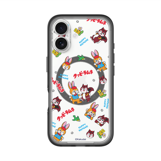スリムプロテクションプレミアムケース with MagSafe［ クッピーラムネ - クッピーとラム ］