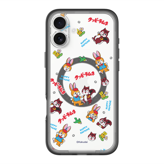 スリムプロテクションプレミアムケース with MagSafe［ クッピーラムネ - クッピーとラム ］