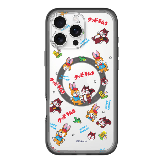 スリムプロテクションプレミアムケース with MagSafe［ クッピーラムネ - クッピーとラム ］