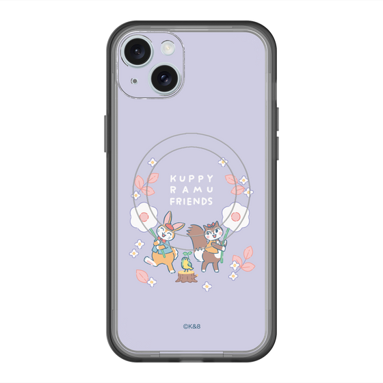 スリムプロテクションプレミアムケース with MagSafe［ クピラムフレンズ - フラワー ］