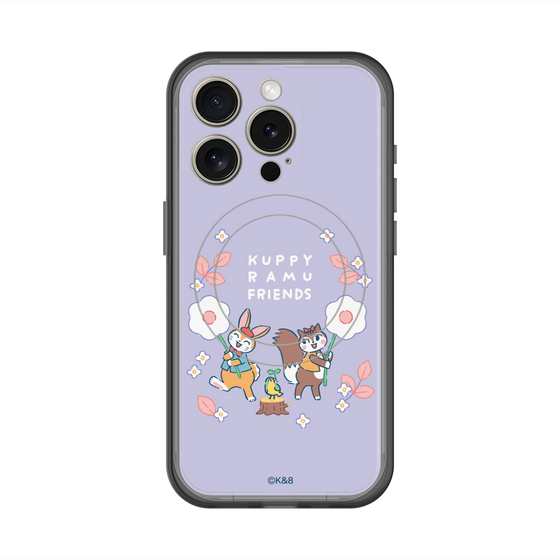 スリムプロテクションプレミアムケース with MagSafe［ クピラムフレンズ - フラワー ］