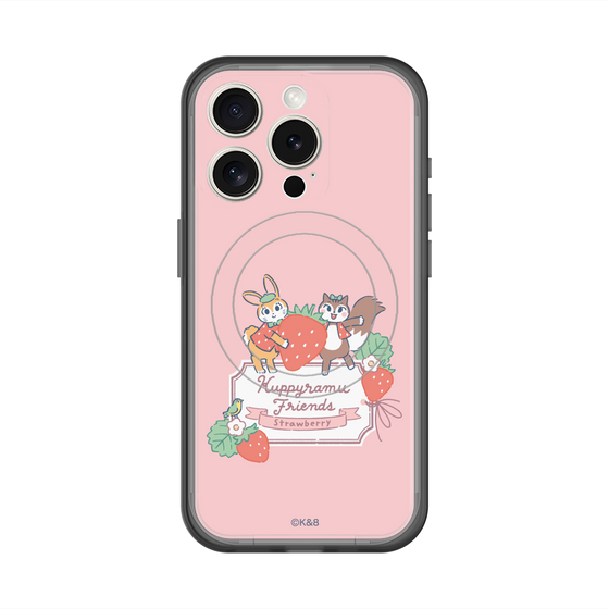 スリムプロテクションプレミアムケース with MagSafe［ クピラムフレンズ - ストロベリー ］