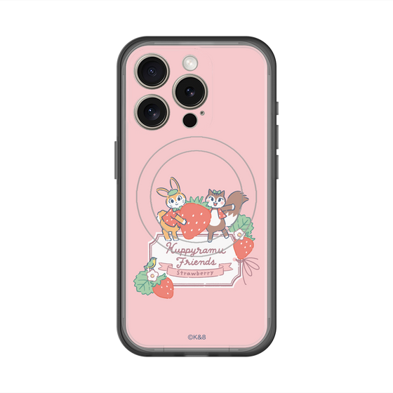スリムプロテクションプレミアムケース with MagSafe［ クピラムフレンズ - ストロベリー ］