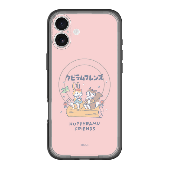 スリムプロテクションプレミアムケース with MagSafe［ クピラムフレンズ - フレンズ ］
