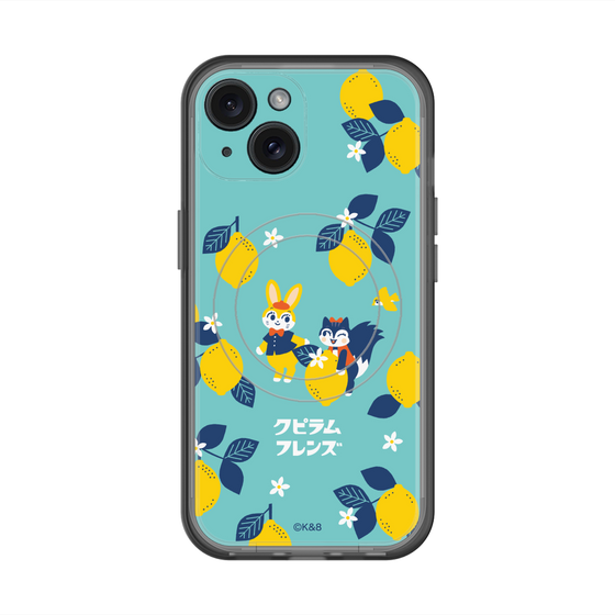 スリムプロテクションプレミアムケース with MagSafe［ クピラムフレンズ - レモン ］