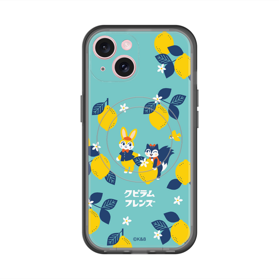 スリムプロテクションプレミアムケース with MagSafe［ クピラムフレンズ - レモン ］