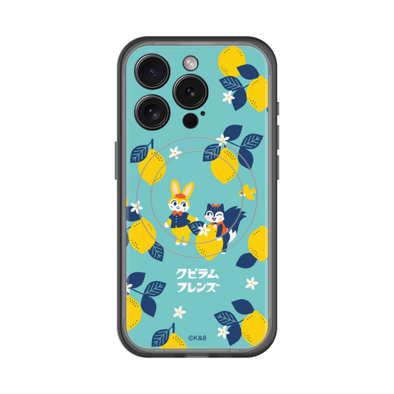 スリムプロテクションプレミアムケース with MagSafe［ クピラムフレンズ - レモン ］