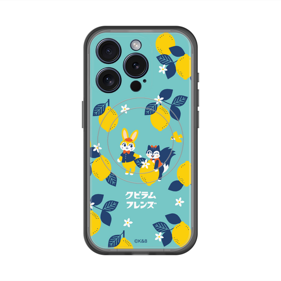 スリムプロテクションプレミアムケース with MagSafe［ クピラムフレンズ - レモン ］