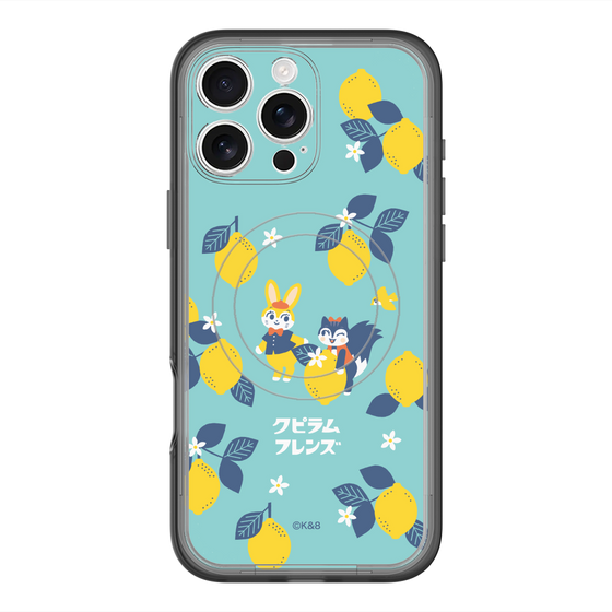 スリムプロテクションプレミアムケース with MagSafe［ クピラムフレンズ - レモン ］