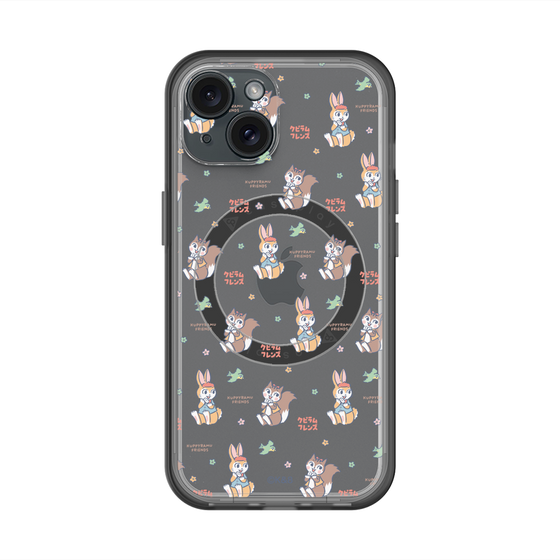 スリムプロテクションプレミアムケース with MagSafe［ クピラムフレンズ - フェイス ］