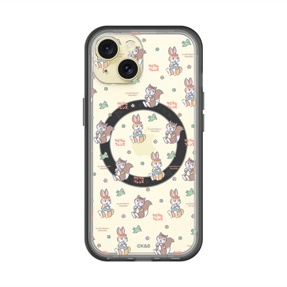 スリムプロテクションプレミアムケース with MagSafe［ クピラムフレンズ - フェイス ］