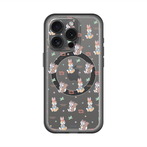 スリムプロテクションプレミアムケース with MagSafe［ クピラムフレンズ - フェイス ］