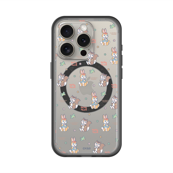 スリムプロテクションプレミアムケース with MagSafe［ クピラムフレンズ - フェイス ］