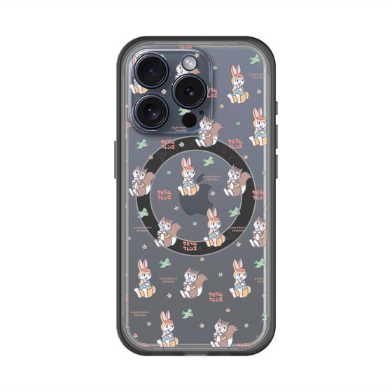スリムプロテクションプレミアムケース with MagSafe［ クピラムフレンズ - フェイス ］