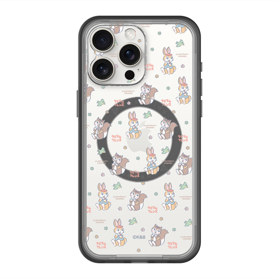 スリムプロテクションプレミアムケース with MagSafe［ クピラムフレンズ - フェイス ］