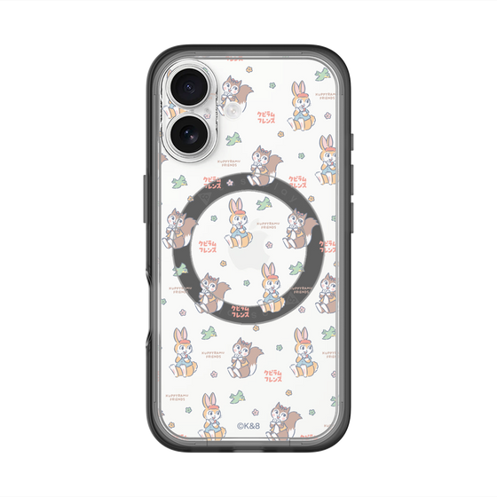 スリムプロテクションプレミアムケース with MagSafe［ クピラムフレンズ - フェイス ］