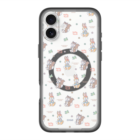 スリムプロテクションプレミアムケース with MagSafe［ クピラムフレンズ - フェイス ］