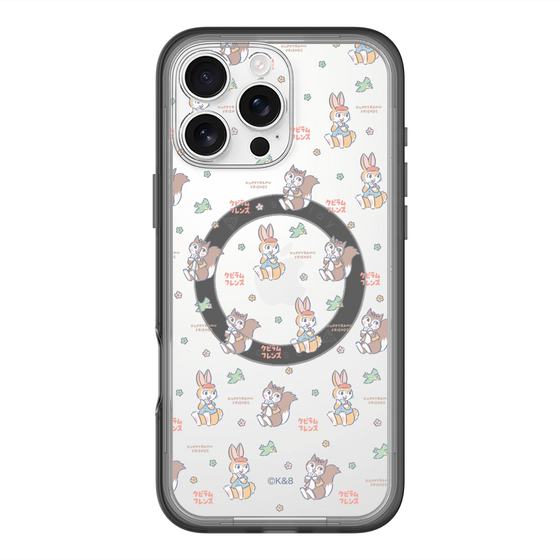 スリムプロテクションプレミアムケース with MagSafe［ クピラムフレンズ - フェイス ］