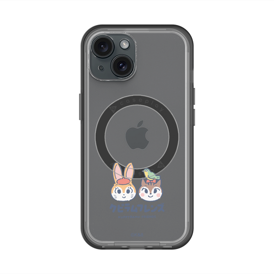 スリムプロテクションプレミアムケース with MagSafe［ クピラムフレンズ - ロゴ - 仲良し ］