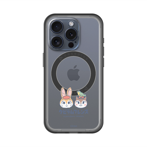 スリムプロテクションプレミアムケース with MagSafe［ クピラムフレンズ - ロゴ - 仲良し ］