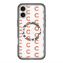 スリムプロテクションプレミアムケース with MagSafe［ オリジナル - CASEPLAYイニシャル総柄 - オレンジ ］
