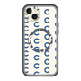 スリムプロテクションプレミアムケース with MagSafe［ オリジナル - CASEPLAYイニシャル総柄 - ネイビー ］