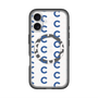 スリムプロテクションプレミアムケース with MagSafe［ オリジナル - CASEPLAYイニシャル総柄 - ネイビー ］